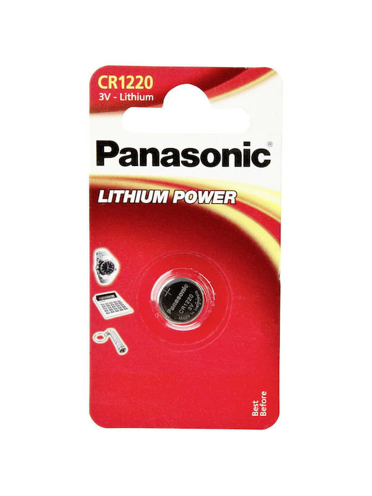 Panasonic Cell Power Μπαταρία Λιθίου CR1220 3V 1τμχ