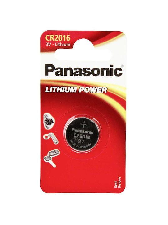 Panasonic Lithium Power Μπαταρία Ρολογιών CR2016 3V 1τμχ