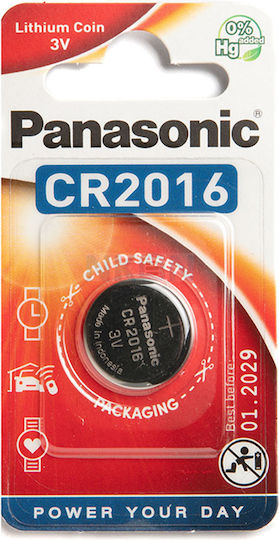 Panasonic Lithium Power Batterie für Uhren CR2016 3V 1Stück