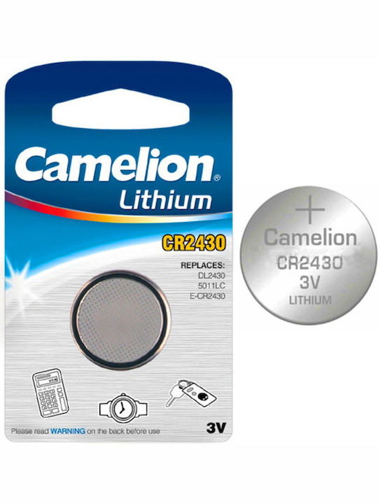 Camelion Μπαταρία Λιθίου Ρολογιών CR2430 3V 1τμχ