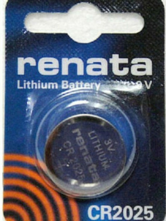 Renata Lithium Watch Battery CR2025 3V 1pcs