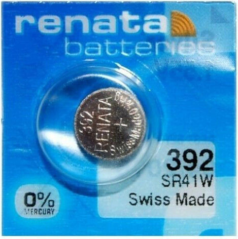 Renata 392 Batterie Silber-Oxid für Uhren SR41 1.55V 1Stück