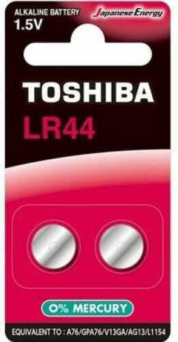 Toshiba Алкални Батерии За часовници LR44 1.5V 2бр