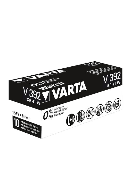Varta V392 Μπαταρία Silver Oxide Ρολογιών SR41 1.55V 1τμχ