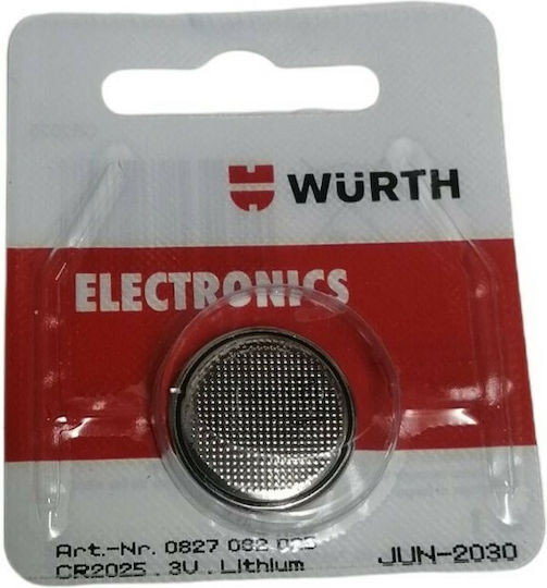 Wurth Baterie Litiu pentru ceasuri CR2025 3V 1buc