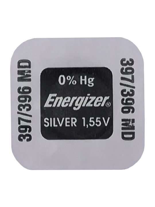 Energizer 397/396 Silver Oxide Watch Battery SR59 1.55V 1pcs