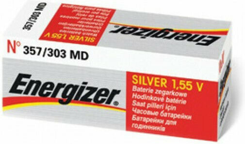 Energizer 357/303 Batterie Silber-Oxid für Uhren SR44 1.55V 1Stück