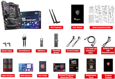 MSI MPG Z690 Edge WiFi Motherboard ATX με Intel 1700 Socket