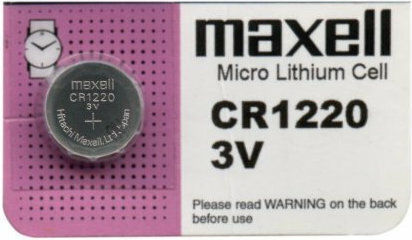 Батерия Литиева Тип Бутон Maxell Cr1220 3v