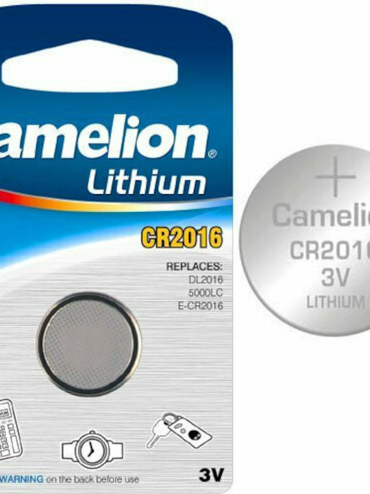 Camelion Μπαταρία Λιθίου Ρολογιών CR2016 3V 1τμχ