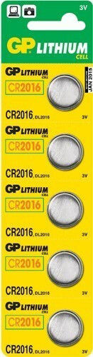 GP Batteries Lithium Cell Batterie CR2016 3V 1Stück