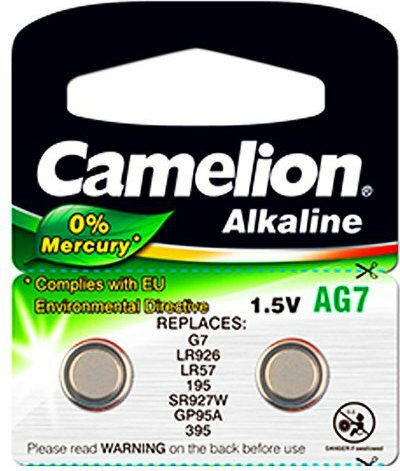 Camelion AG7 Αλκαλικές Μπαταρίες Ρολογιών LR57 1.5V 10τμχ