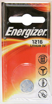 Energizer Batterie Lithium für Uhren CR1216 3V 1Stück