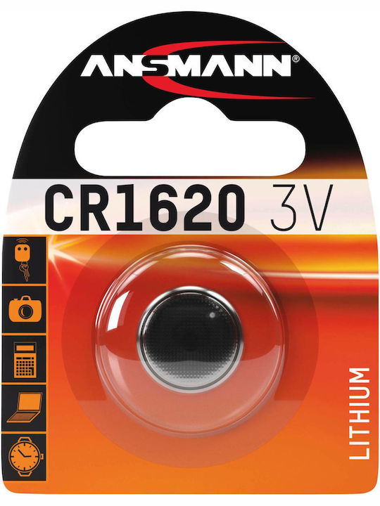Ansmann Μπαταρία Λιθίου Ρολογιών CR1620 3V 1τμχ