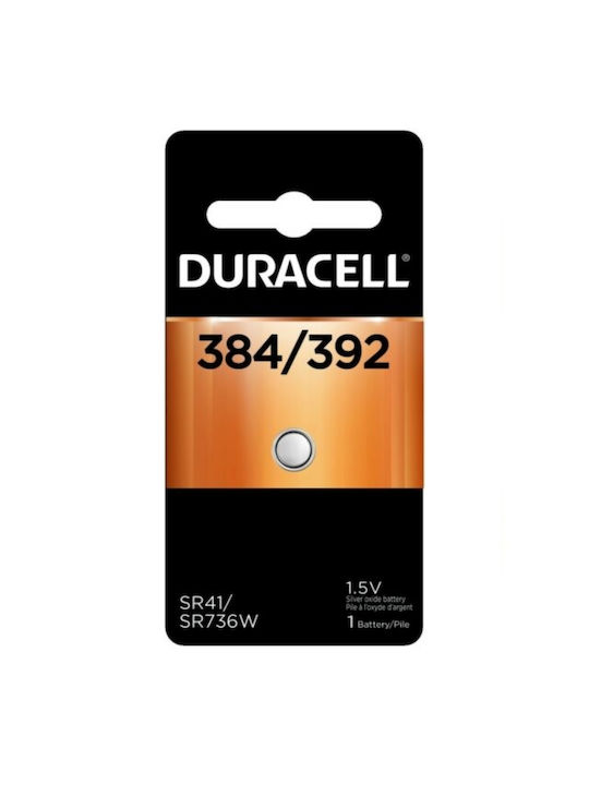 Duracell Duralock 392/384 Μπαταρία Silver Oxide Ρολογιών SR41 1.5V 1τμχ