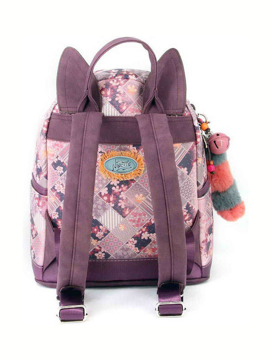 Karactermania Forever Ninette Bicycle Kinder Rucksack Rucksack Rosa 18cmx18cmx32cmcm