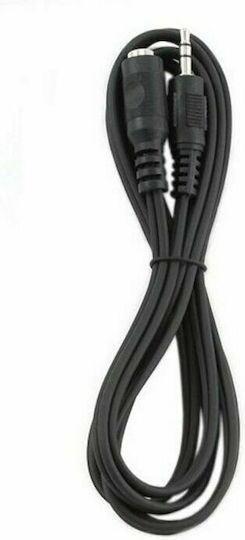 Cablexpert Καλώδιο Ήχου 3.5mm male - 3.5mm female Μαύρο 1.5m CCA-423