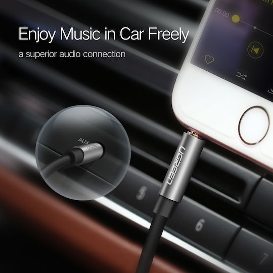 Ugreen Audio Cable 3.5mm Male - 3.5mm Male Black 1m with Gold Plated Terminals 50361