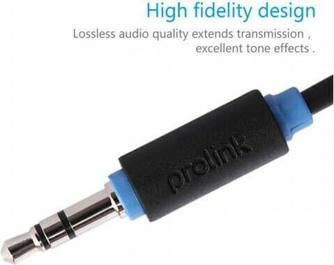 Prolink 3.5mm Jack Cable 3.5mm Male - 3.5mm Female Black 0.3m PB-107-0030
