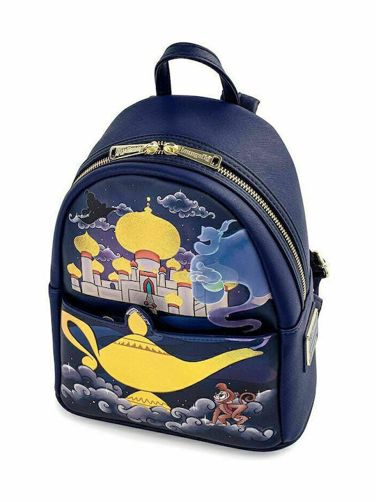 Loungefly Jasmine Castle Mini Παιδική Τσάντα Πλάτης Λιλά 22.5x26.2x11.2εκ.