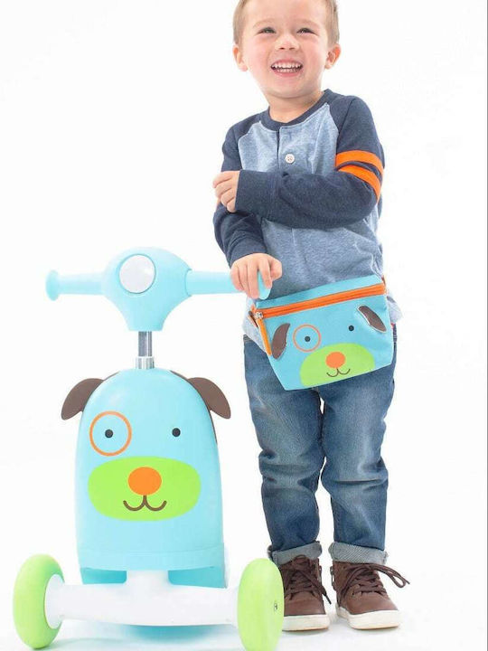 Skip Hop Zoo Hip Pack Dog Kids Waist Bag Blue