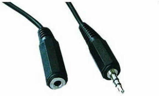 Cablexpert Καλώδιο Ήχου 3.5mm male - 3.5mm female Μαύρο 3m CCA-423-3M