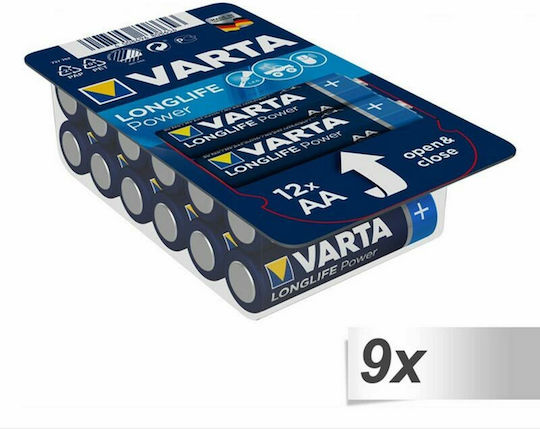 Varta LongLife Power Baterii Alcaline AA 1.5V 24buc