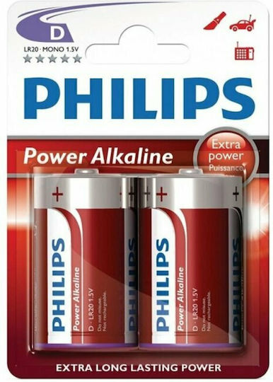 Baterie Alcalină Dreptunghiulară Philips 9 Volți