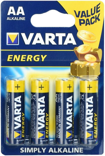 Varta Energy Αλκαλικές Μπαταρίες AA 1.5V 4τμχ