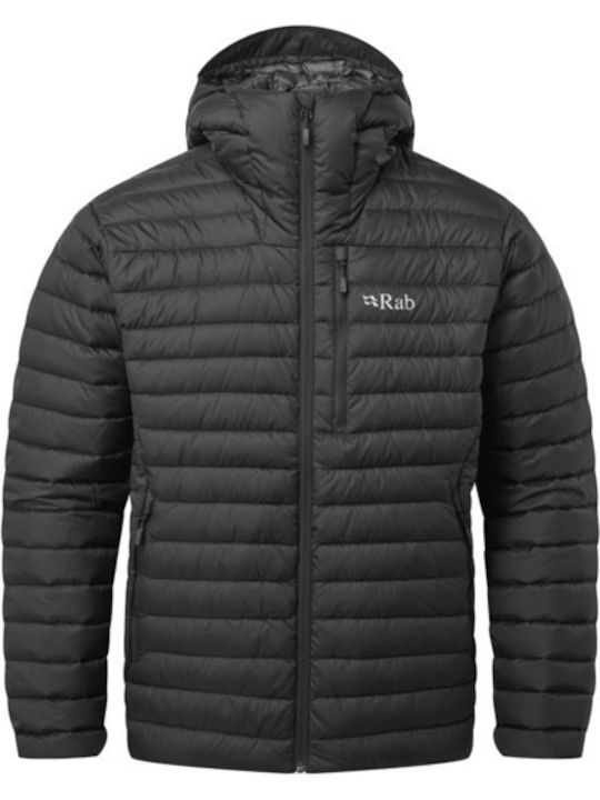 Microlight Alpine Χειμωνιάτικο Μπουφάν Puffer Μαύρο