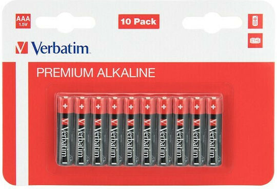 Verbatim Αλκαλικές Μπαταρίες AAA 1.5V 10τμχ