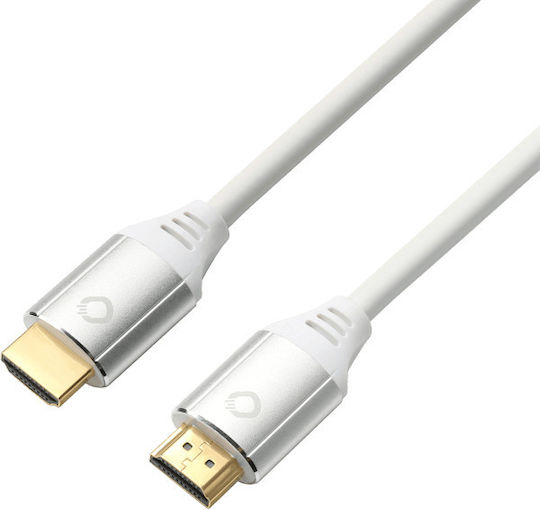Oehlbach Magic MKII HDMI 2.1 Ultra High Speed 48Gbps 4K 120Hz HDR VRR Kabel HDMI-Stecker - HDMI-Stecker 2m Weiß