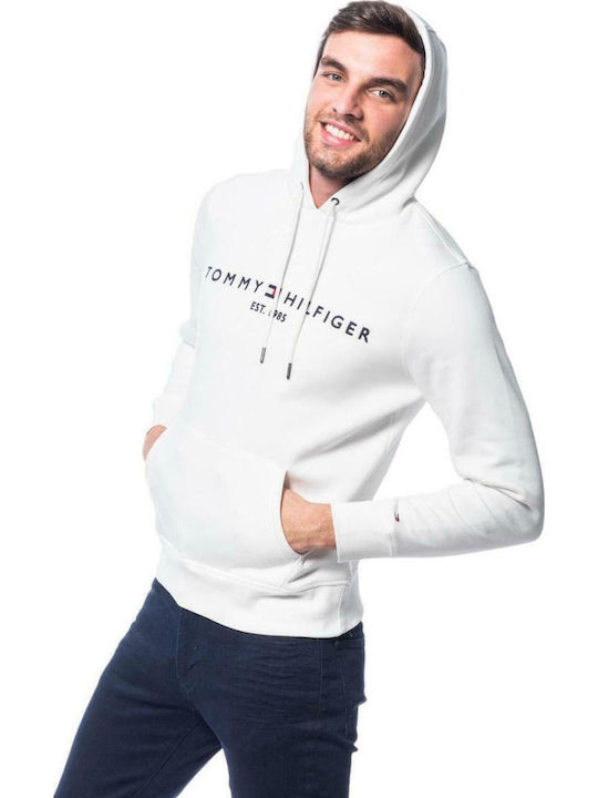 Sweatshirt with Hood White
