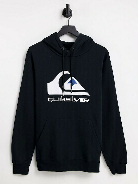Big Logo Sweatshirt with Hood Black