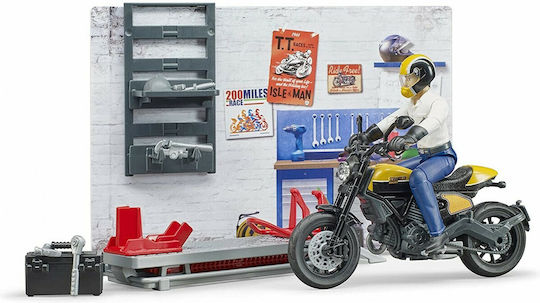 Bruder Service mit Scrambler Ducati Motorrad für 4+ Jahre