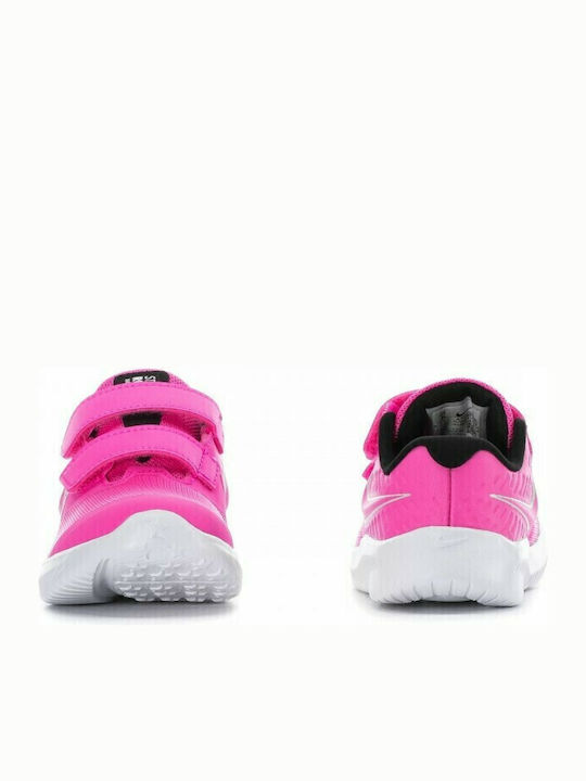 Star Runner Star Runner 2 Kids Sports Shoes Running with Hoop & Loop Closure Pink Glow / Photon Dust / Black / White