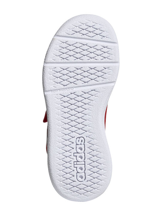 Tensaur Tensaur Kids Sports Shoes Running with Hoop & Loop Closure Scarlet / Cloud White / Royal Blue