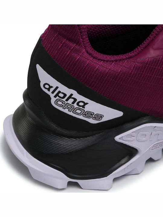 Alphacross Blast Waterproof Kids Sports Shoes Running with Laces Purple