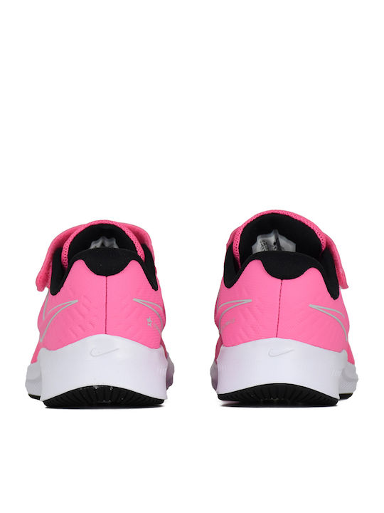 Stern Läufer Star Runner 2 Kinder Sportschuhe Laufen mit Bügel- und Schleifenverschluss Pink Glow / Photon Dust / Black / White