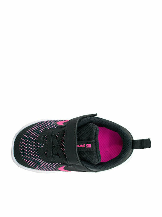 Downshifter 9 Incaltaminte Sport Copii Alergare Cu Închidere Hoop & Loop Negre