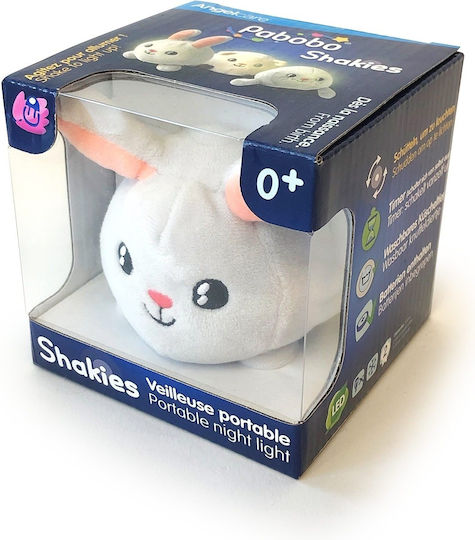 Pabobo Kids Decorative Lamp Bunny Pink 11x8x12εκ.