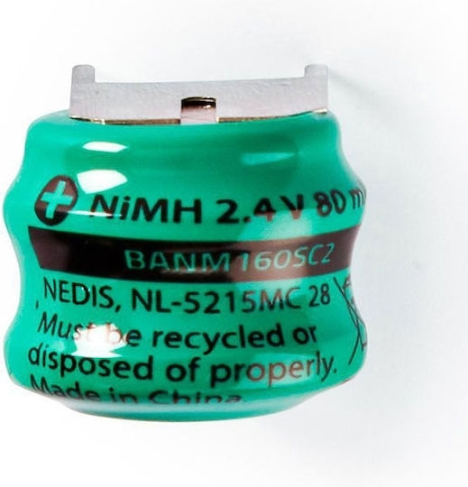Nedis Baterie Reîncărcabilă Ni-MH 80mAh 2.4V cu Lama 1buc