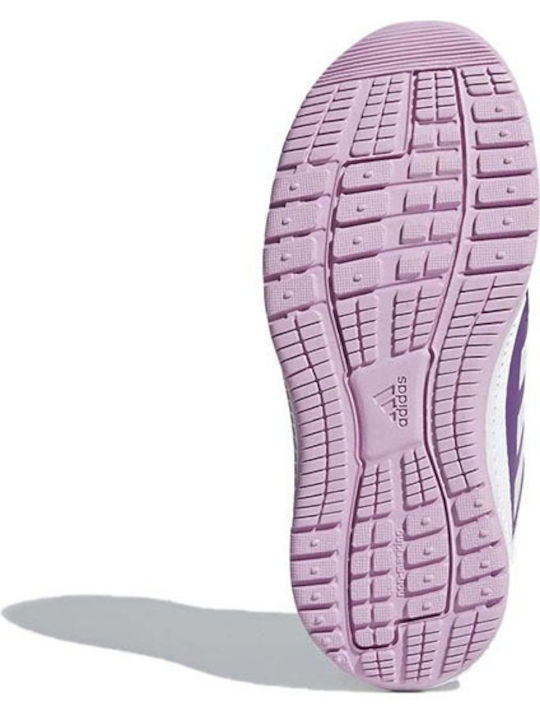 Altarun Kids Sports Shoes Running with Hoop & Loop Closure Ray Purple Cloud White Clear Lilac