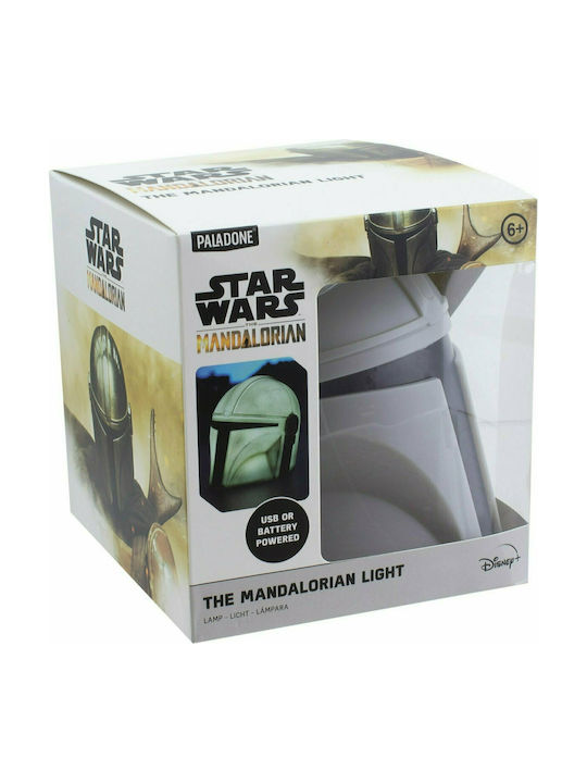 Paladone Lampă decorativă pentru copii The Mandalorian Gri 14εκ.