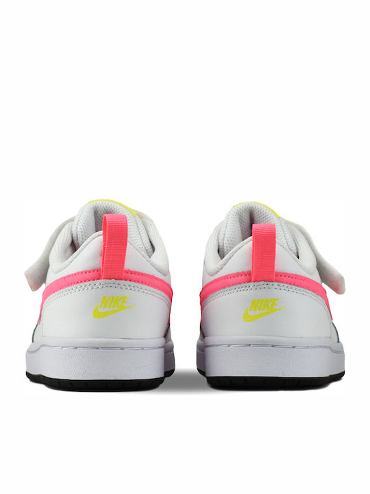 Court borough low 2 PSV Παιδικά Sneakers με Σκρατς Λευκά