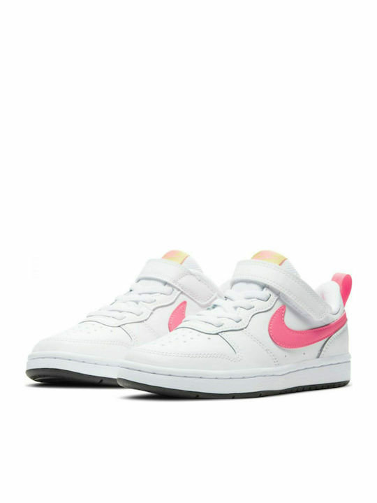 Court borough low 2 PSV Παιδικά Sneakers με Σκρατς Λευκά