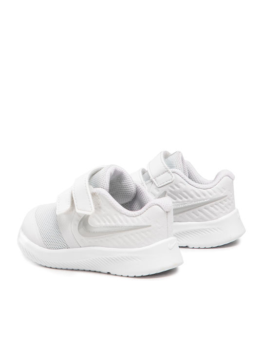 Star Runner 2 Αθλητικά Παιδικά Παπούτσια Running με Σκρατς Platinum Tint / Metallic Platinum