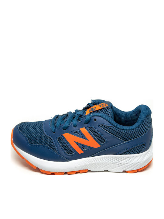 570v2 Kids Sports Shoes Running with Laces Blue