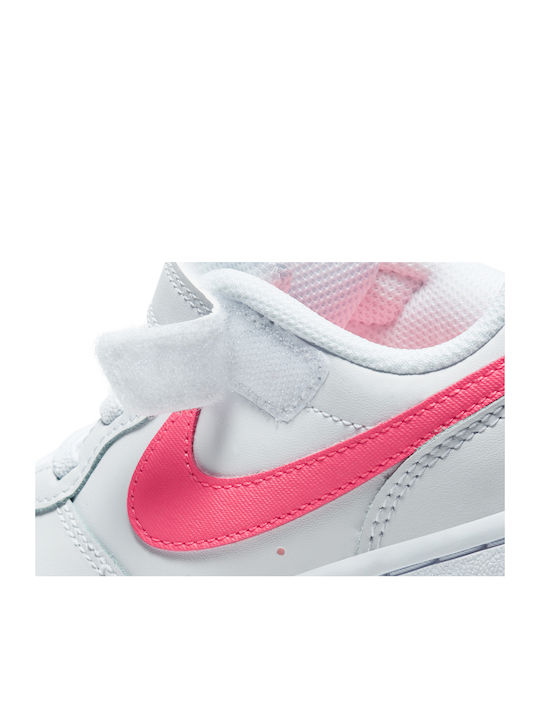 Court borough low 2 PSV Παιδικά Sneakers με Σκρατς Λευκά