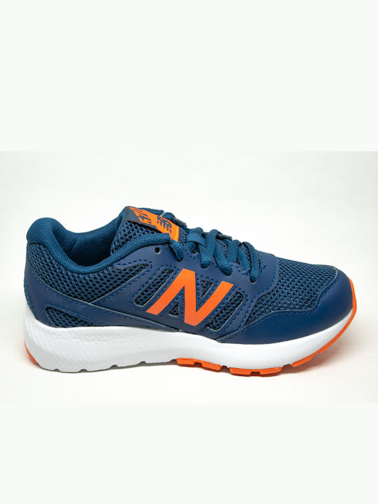 570v2 Kids Sports Shoes Running with Laces Blue